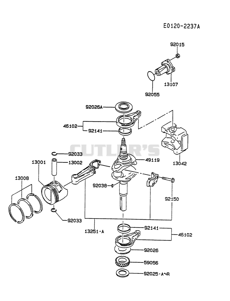 PISTON/CRANKSHAFT