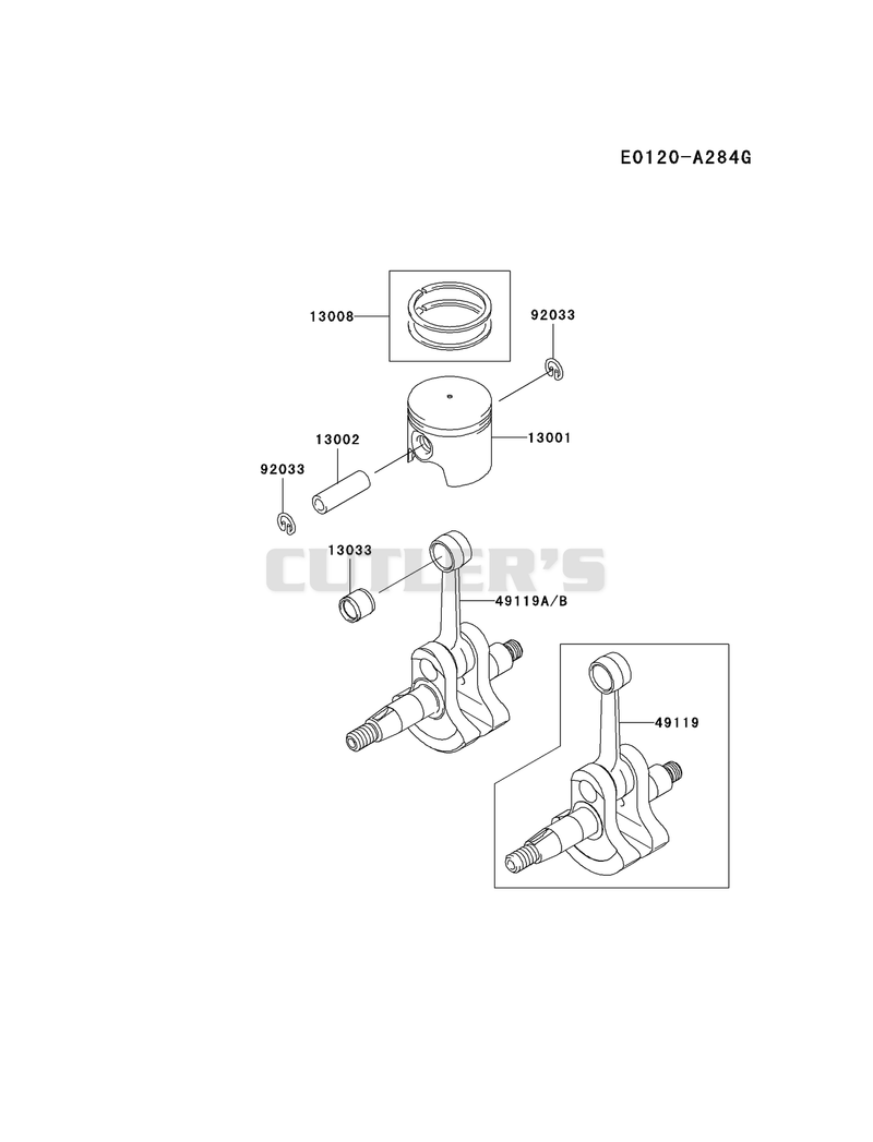 PISTON/CRANKSHAFT