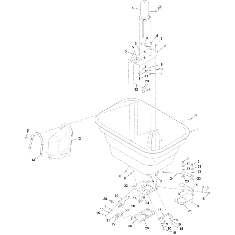 Spreader Hopper Assembly
