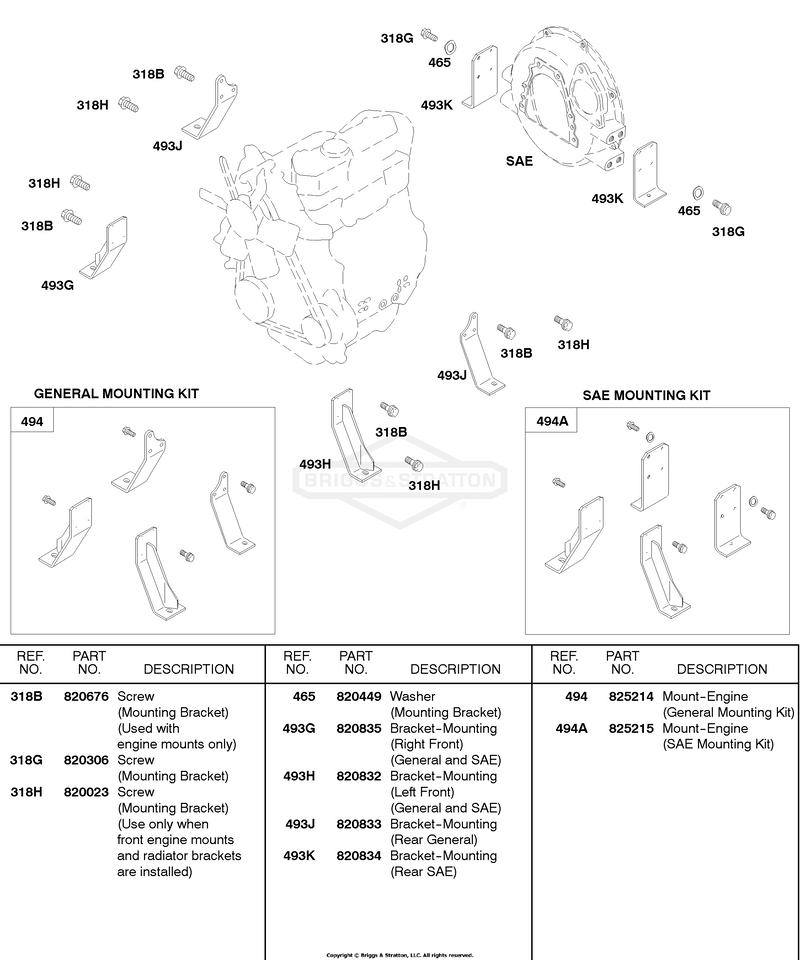Engine Mounting Kits