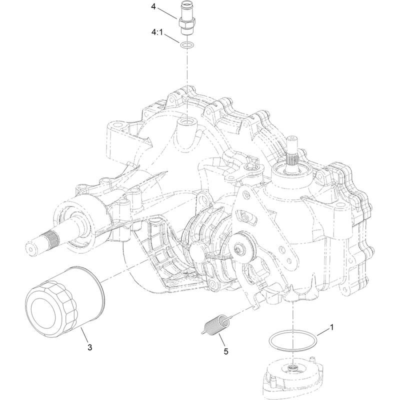 RH Transaxle Assembly No. 116-9712