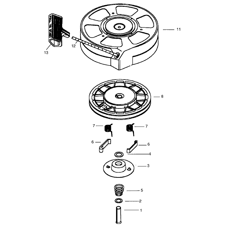Recoil Starter No 590702 Optional