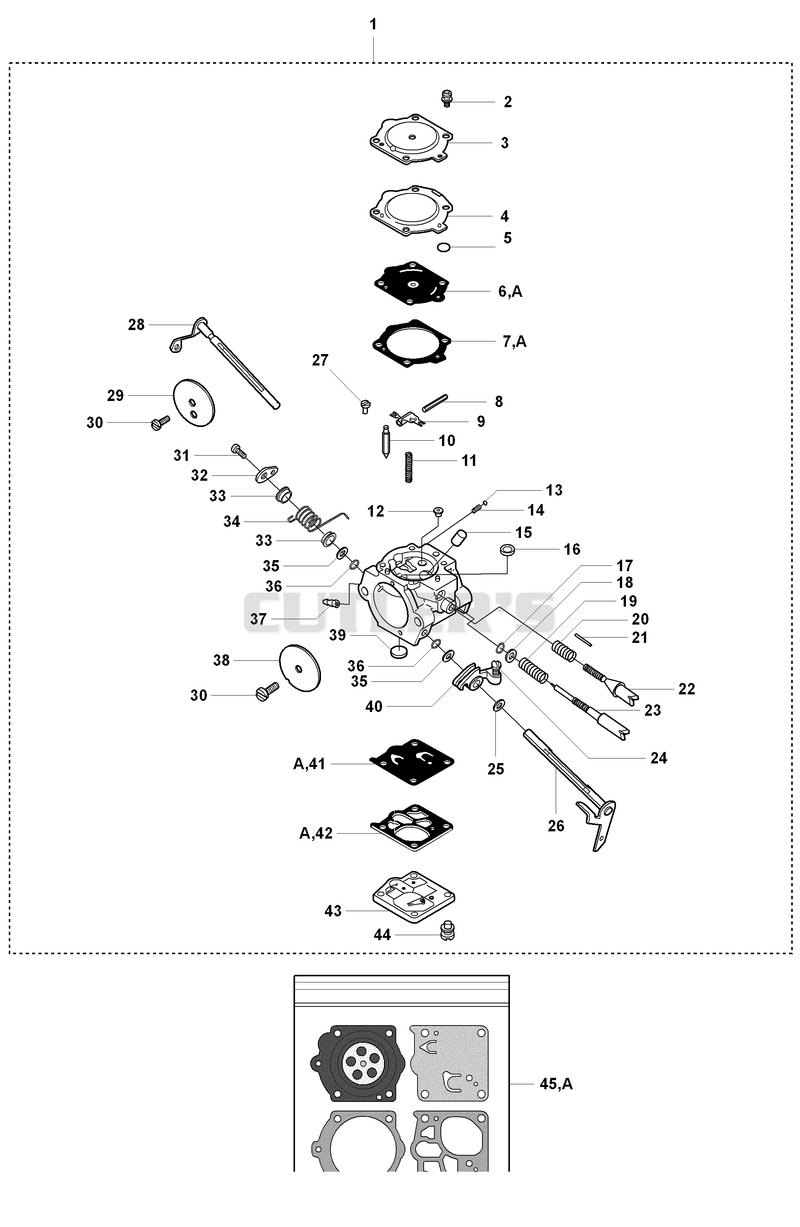 Carburettor and Gasket Kit