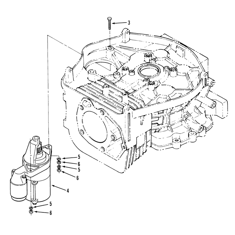 14hp Engine Starter Assembly