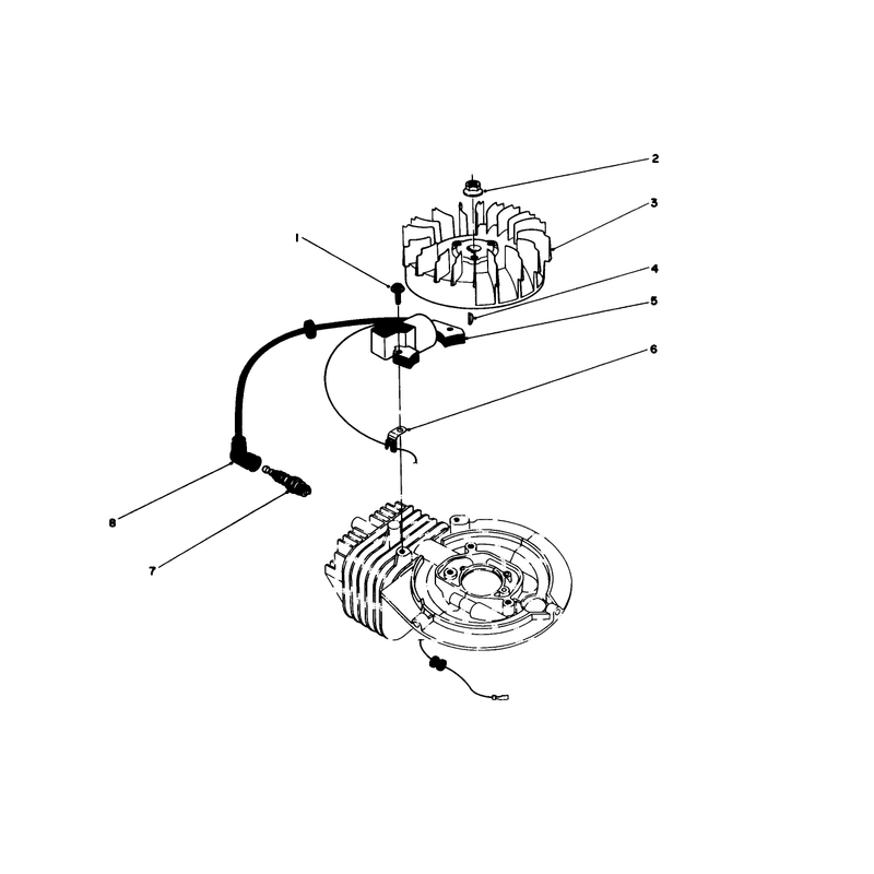 Flywheel and Magneto Assembly