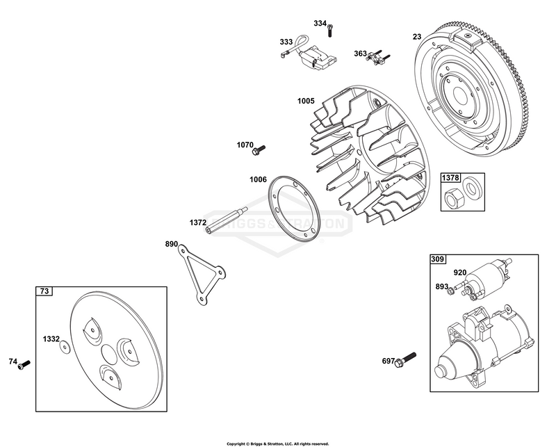 Flywheel/Ignition/Starter Group