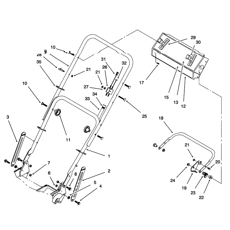 Handle Assembly Model No 20462 Only