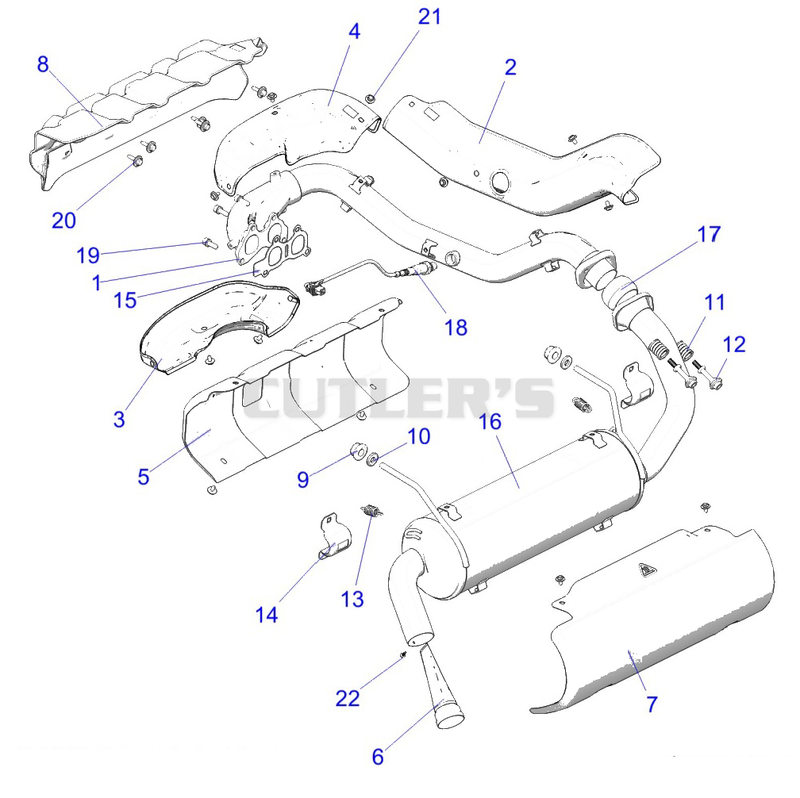 Engine, Exhaust System