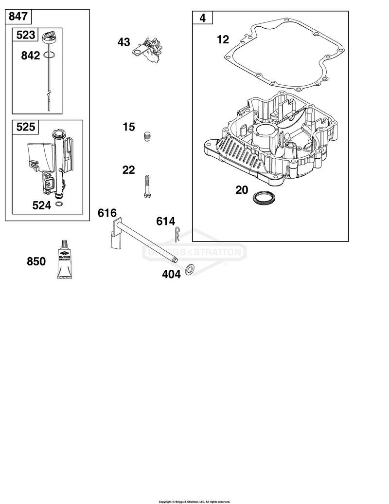 Crankcase Cover/Sump and Lubrication Group