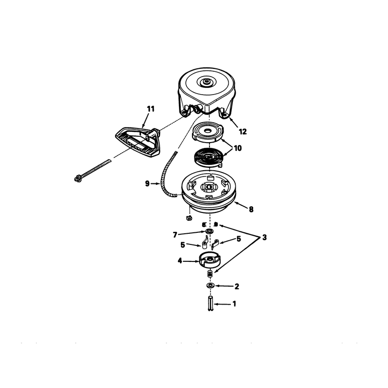 Rewind Starter Tecumseh No. 590630