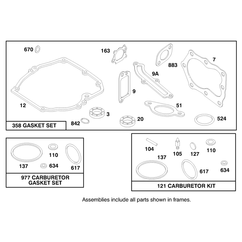Engine Briggs and Stratton Model 12h802-0658-01