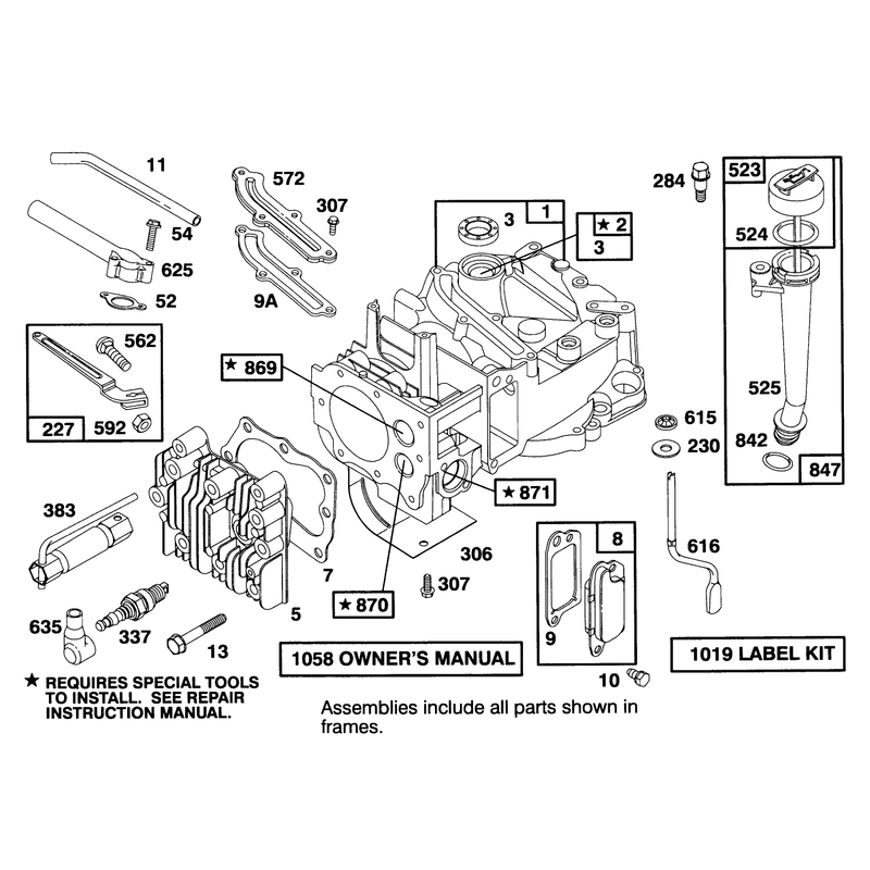 Engine Briggs and Stratton Model 127702-0131-01