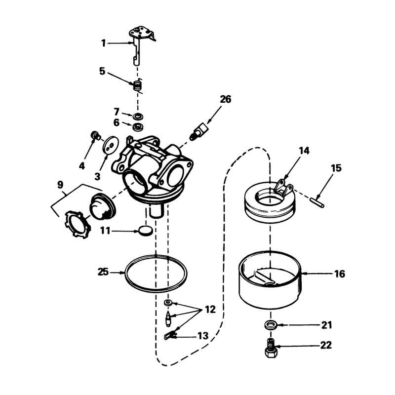 Carburetor No 632098
