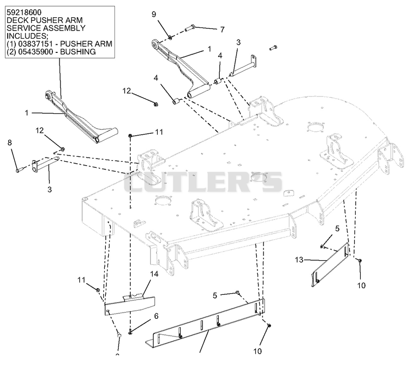 Deck Mount - 60 Inch