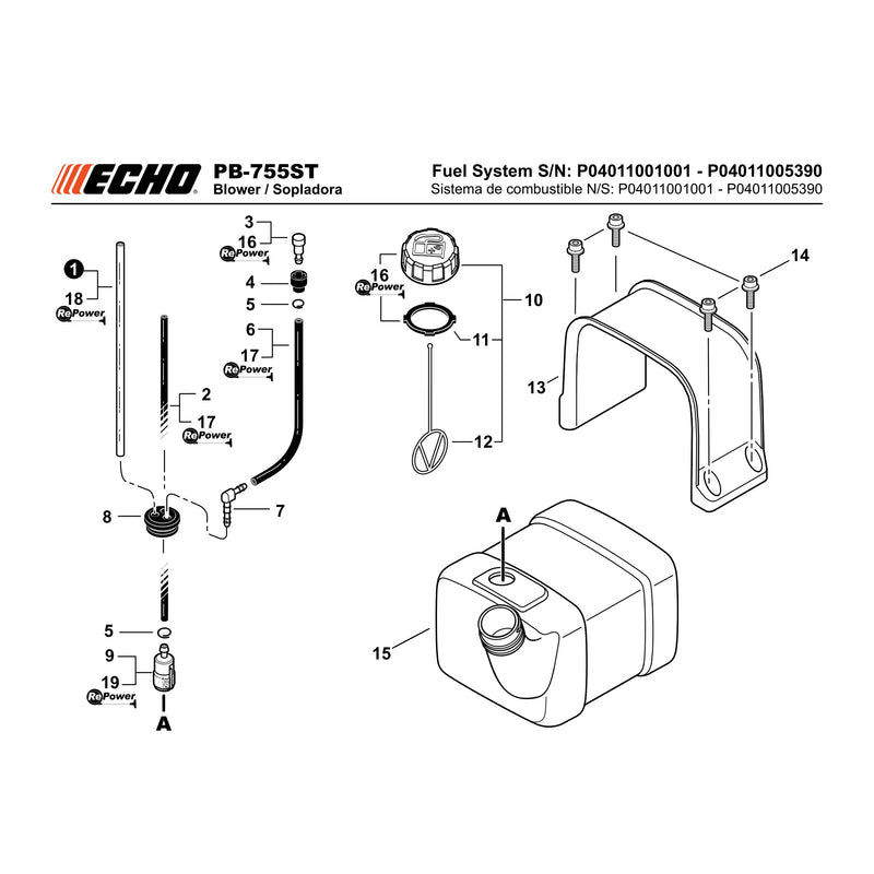 Fuel System S/N: P04011001001 - P04011005390