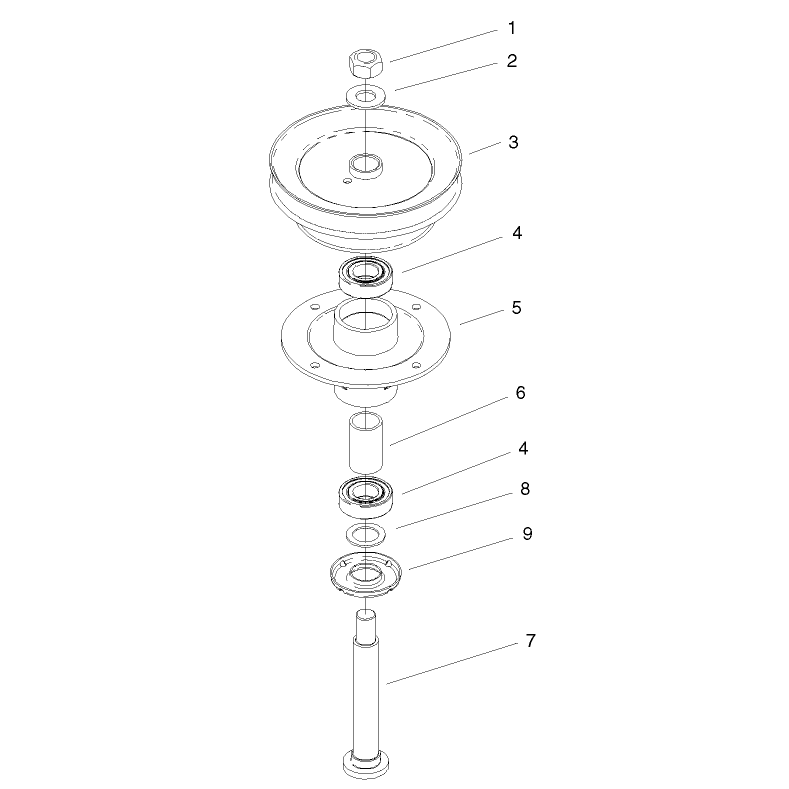 Spindle Assembly No 104-6318