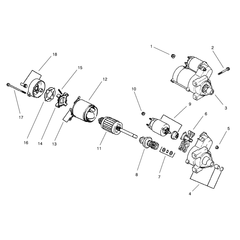 Group 7 Starting System Model 73542 and 73570