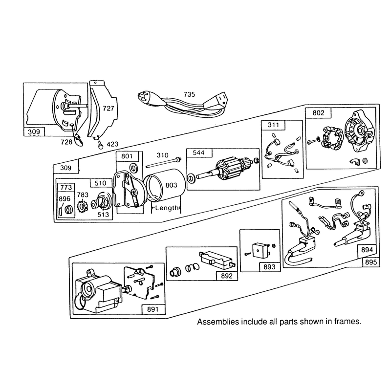 120v Electric Starter Motor No. 37-4630 (optional)