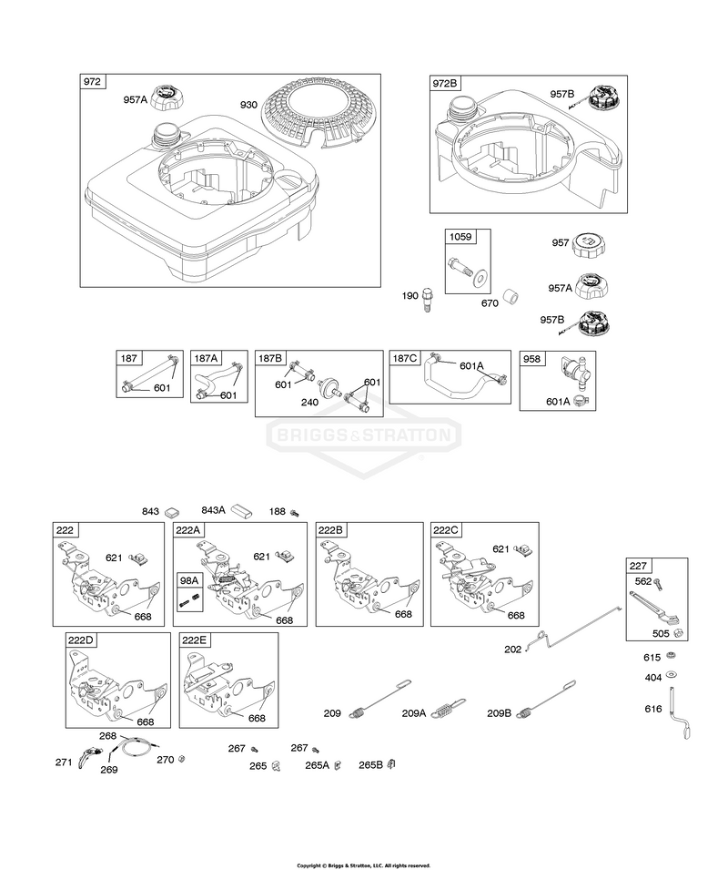 Controls, Fuel Supply, Governor Spring