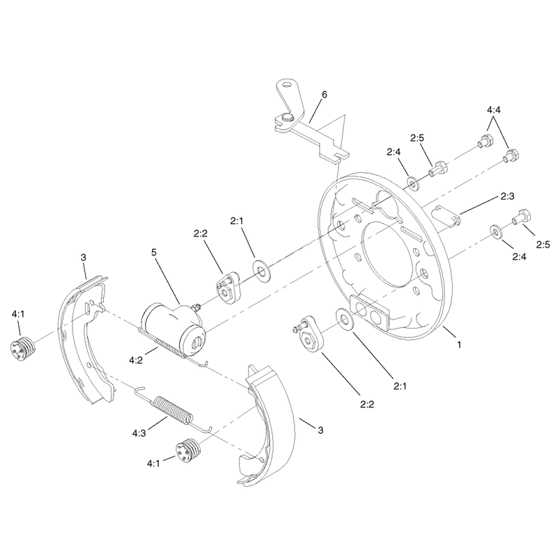 Right Hand Brake Assembly No 104-6806