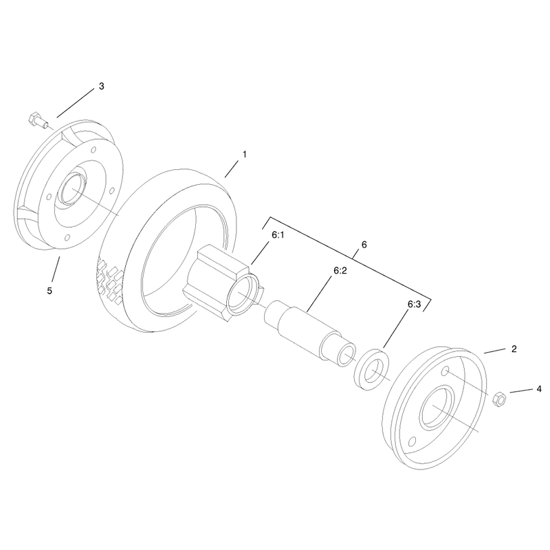 Wheel and Tire Assembly No 74-1720