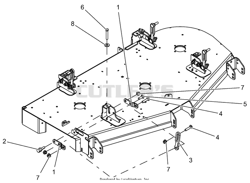 Mounting Arms - 60 INCH