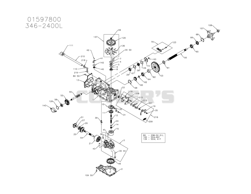 Transmission, 01597800