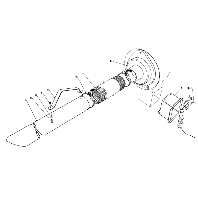 Blower Bagging Kit Model No 59084 Optional