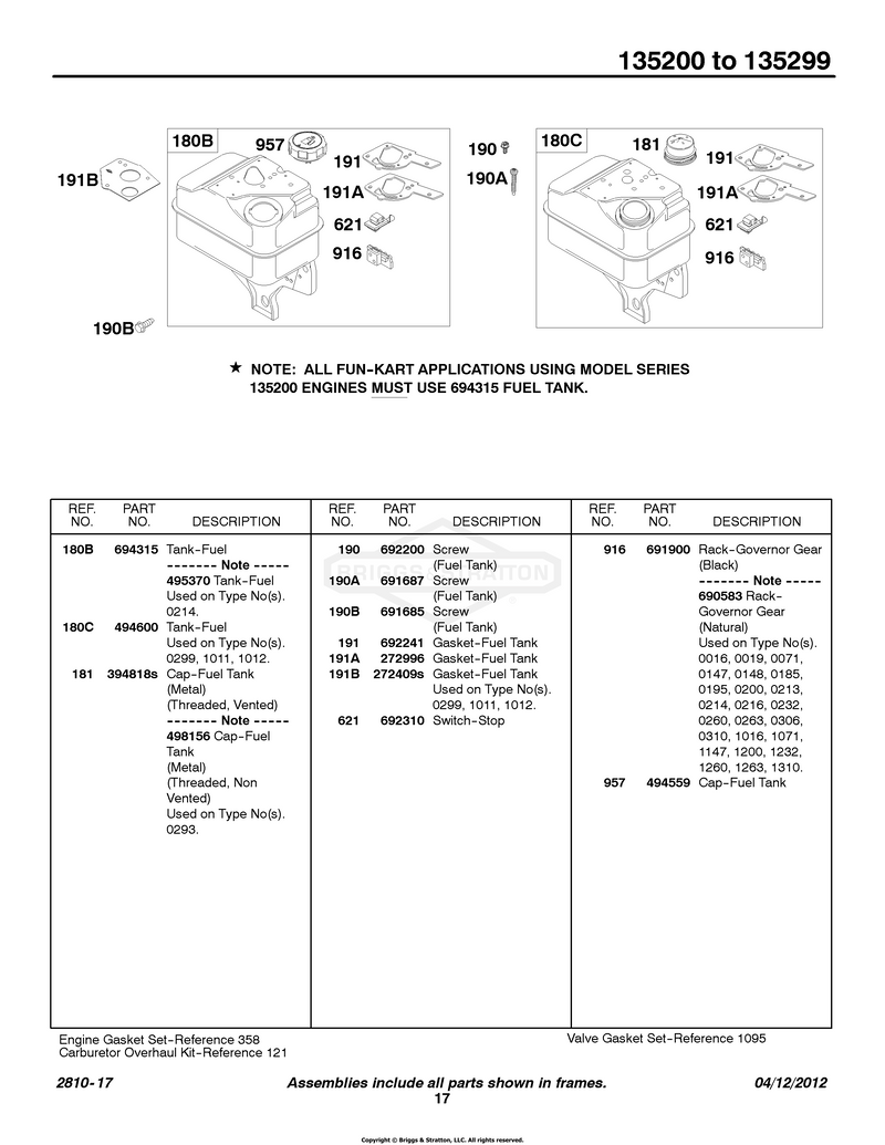 Fuel Tank Group