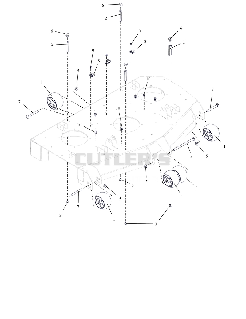 Anti-Scalp Wheels - 48" - SD
