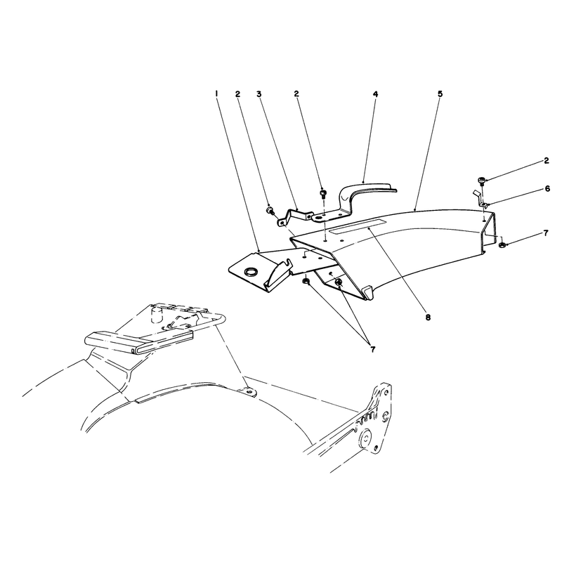 Side Discharge Chute Model No 59108 Optional