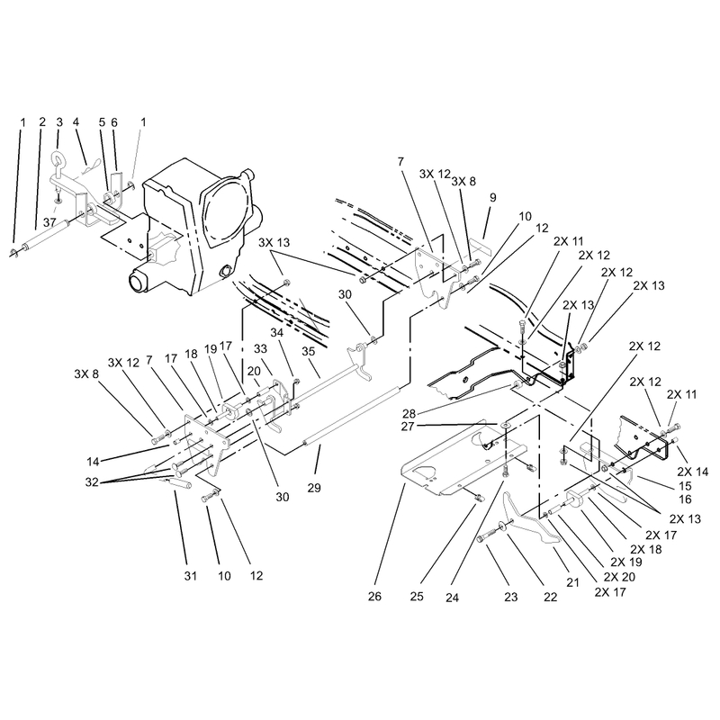 Attach a Matic and Hitch Assembly