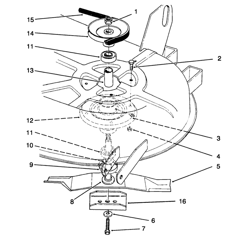 Blade & Spindle Assembly