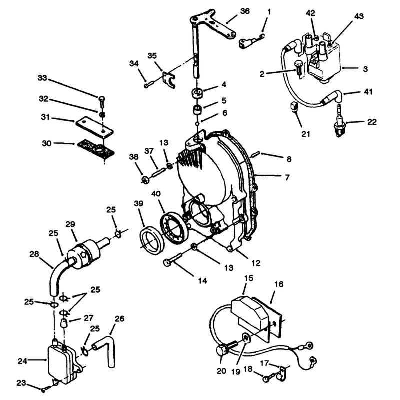 Ignition Control-Onan P220g Type I/10808d