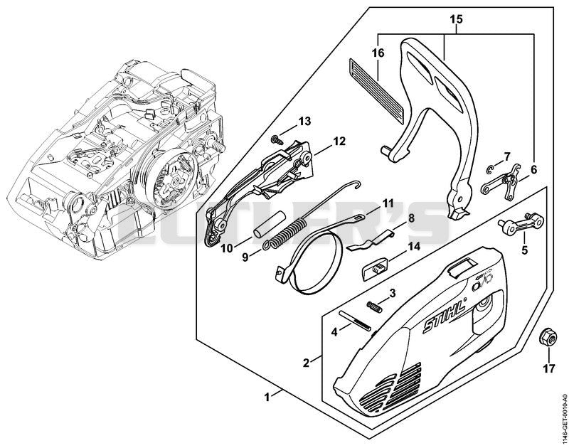 Chain sprocket cover