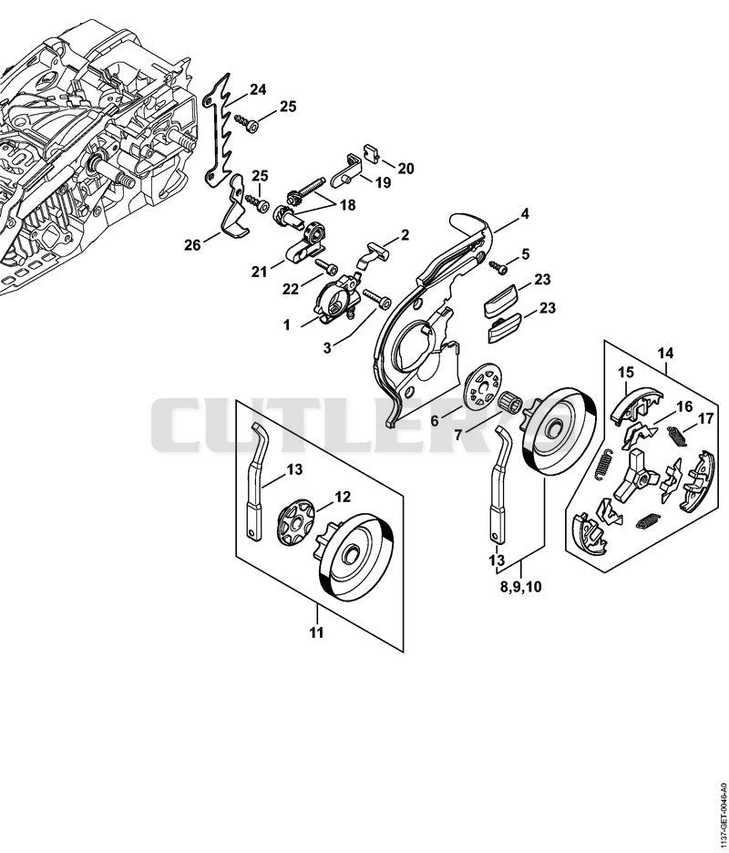 Oil pump, Clutch