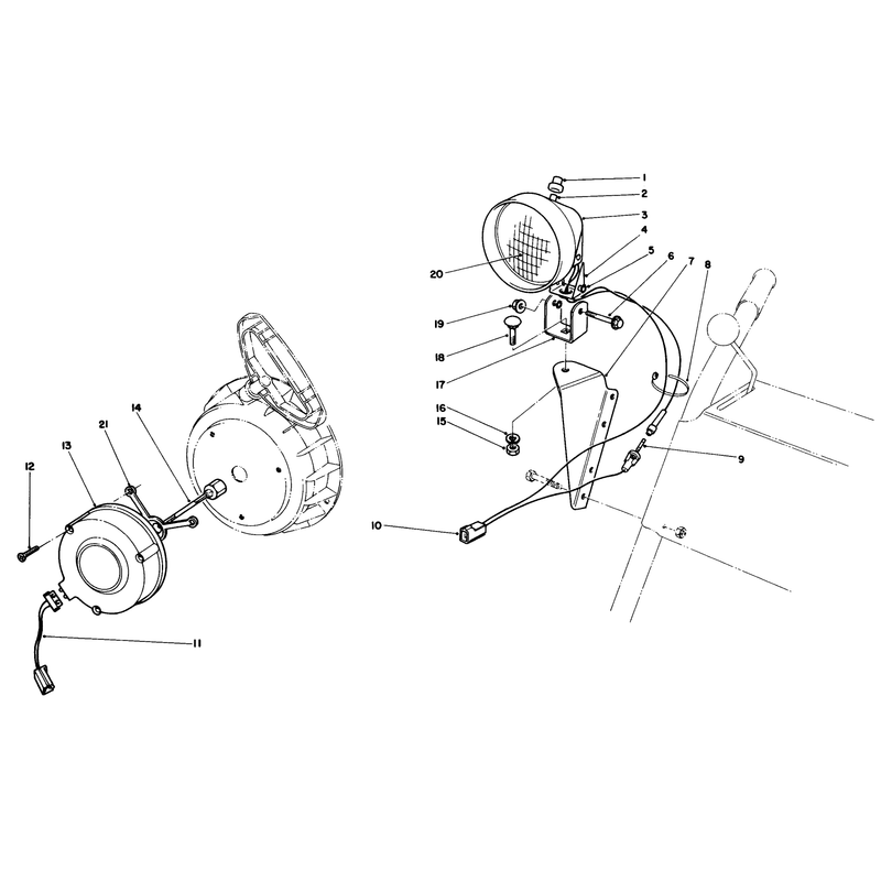 Light Kit No. 54-9822 (optional)