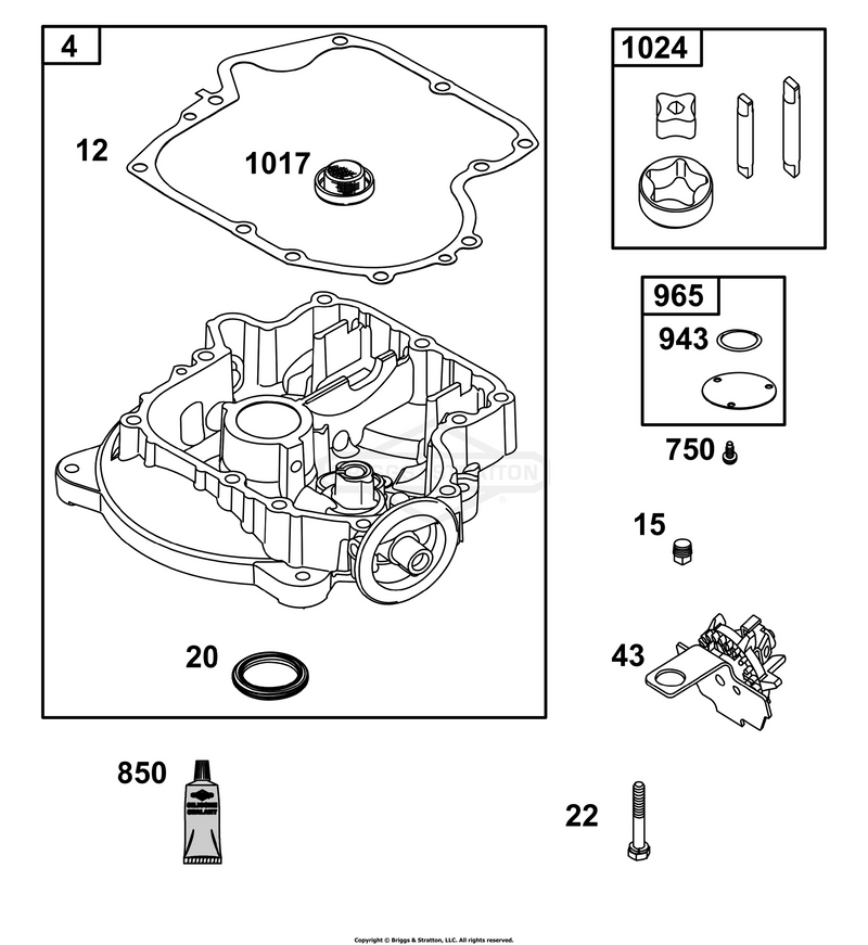 Crankcase Cover/Sump Group