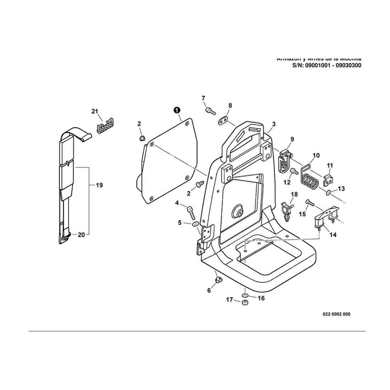 Backpack Frame, Harness
