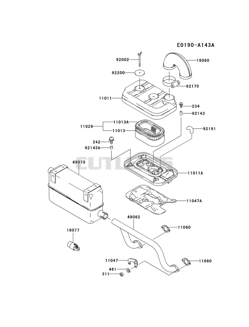AIR-FILTER/MUFFLER