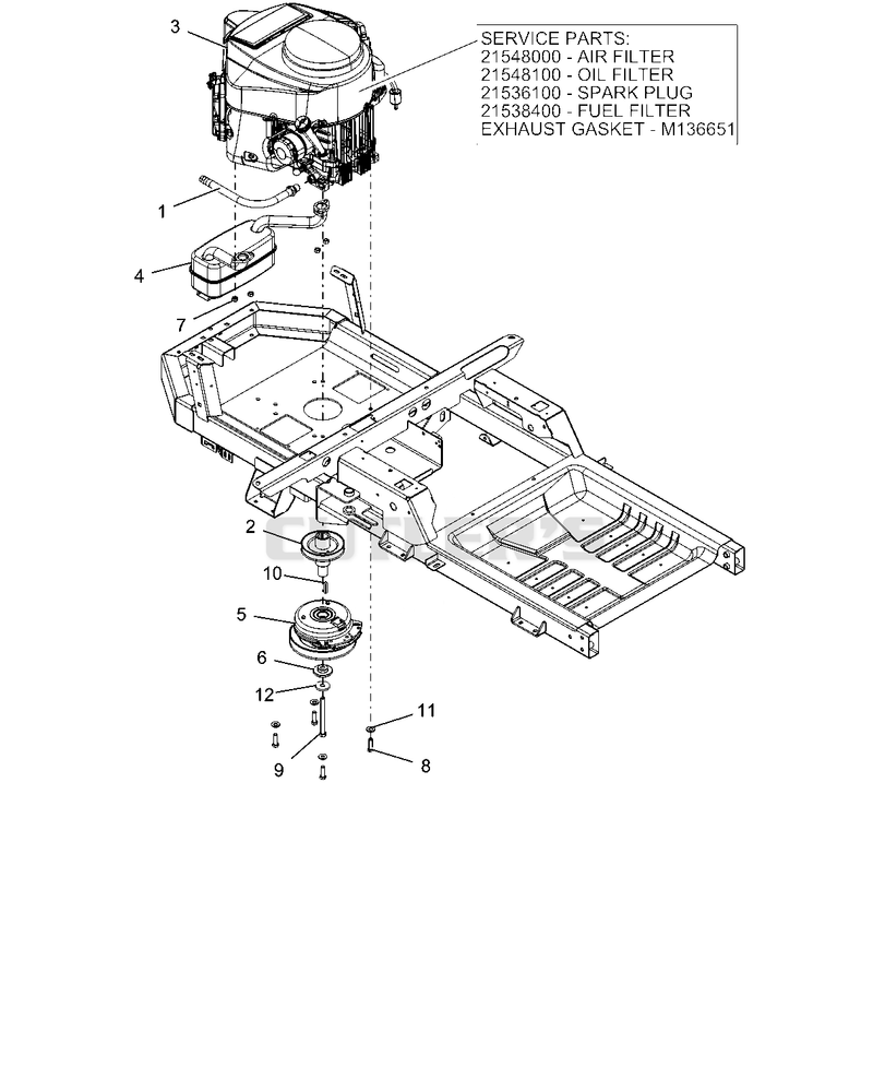 Engine - Kawasaki FR651V