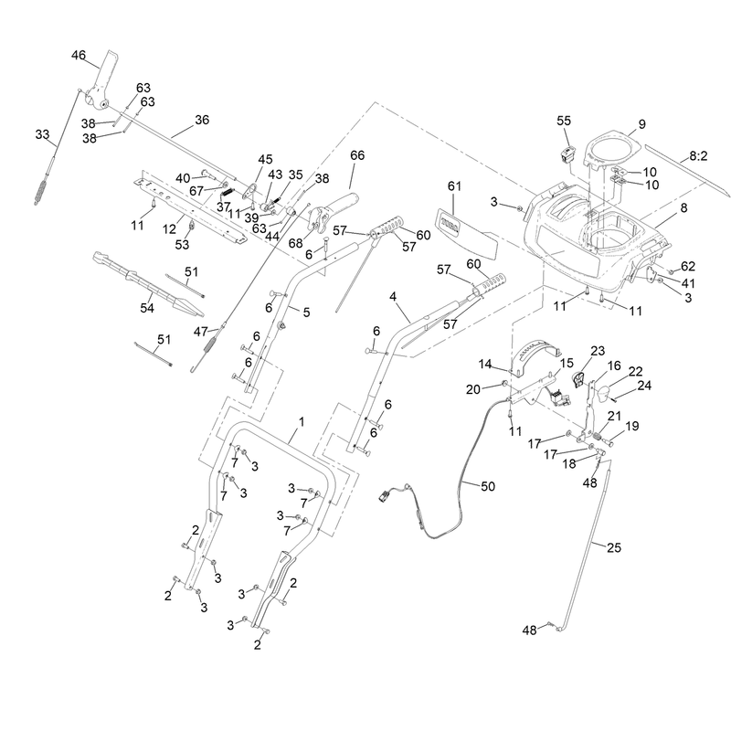 Handle and Control Assembly