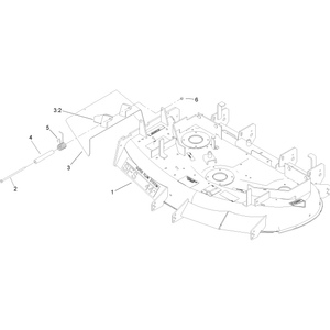 Deck and Deflector Assembly No 106-5884