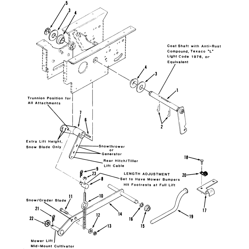 Hydrostatic Lift Linkage