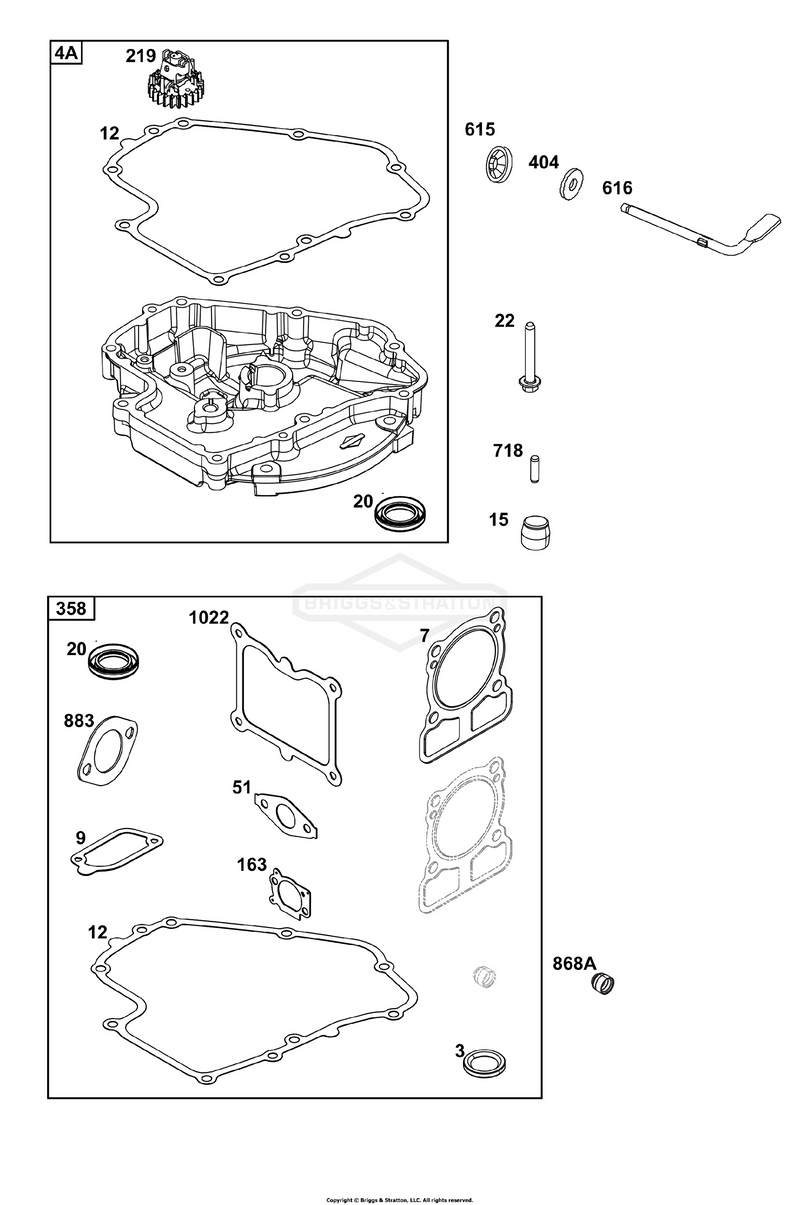 Crankcase Cover/Sump Group