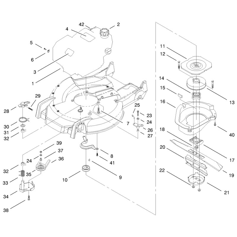 Engine and Blade Assembly