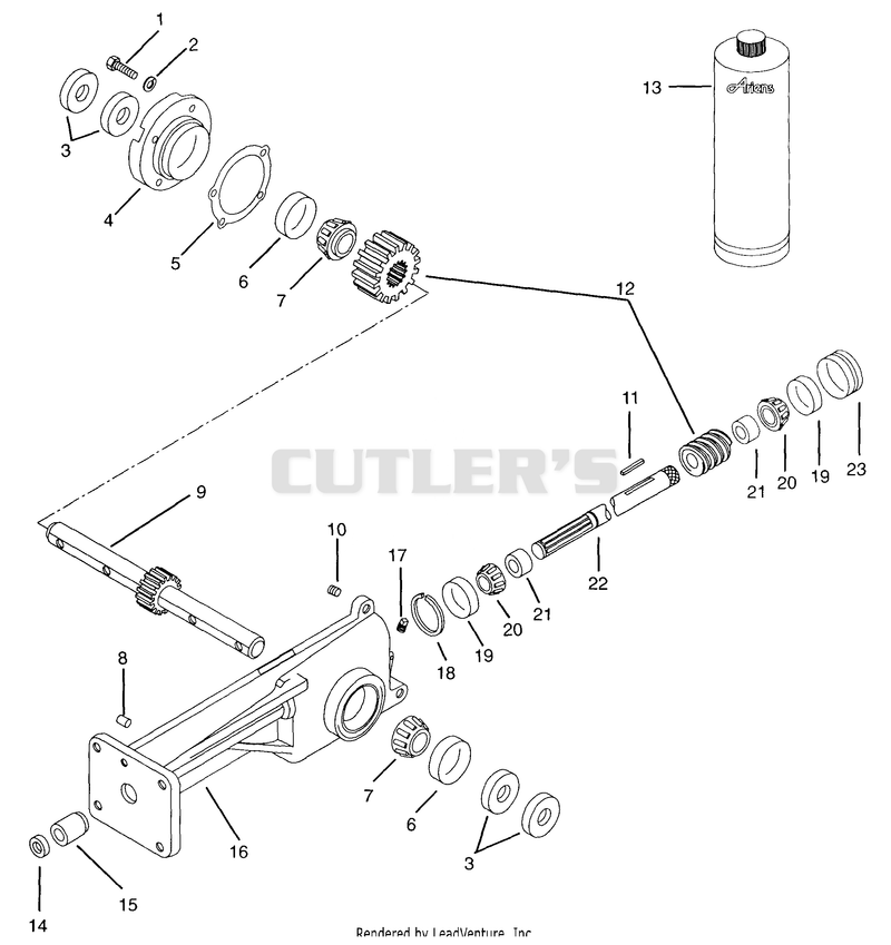 Tiller Gearcase