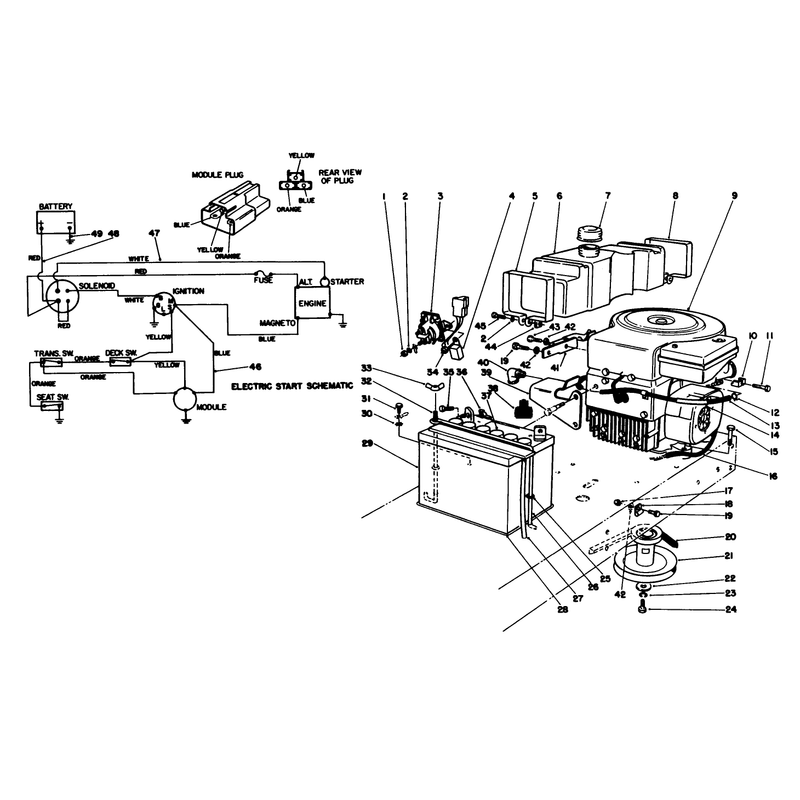 Engine Assembly (model No. 56145)