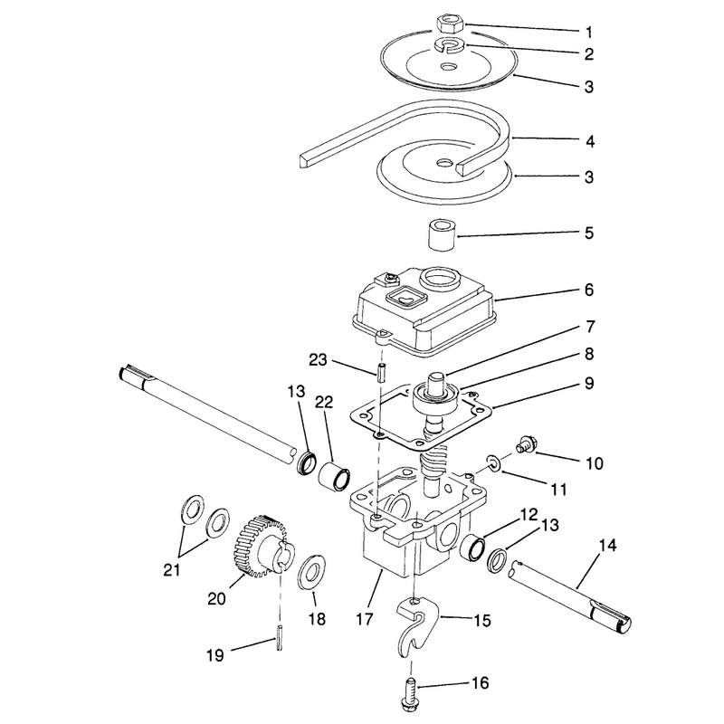Gearbox Assembly No 71-8250 Model No 20906b Only