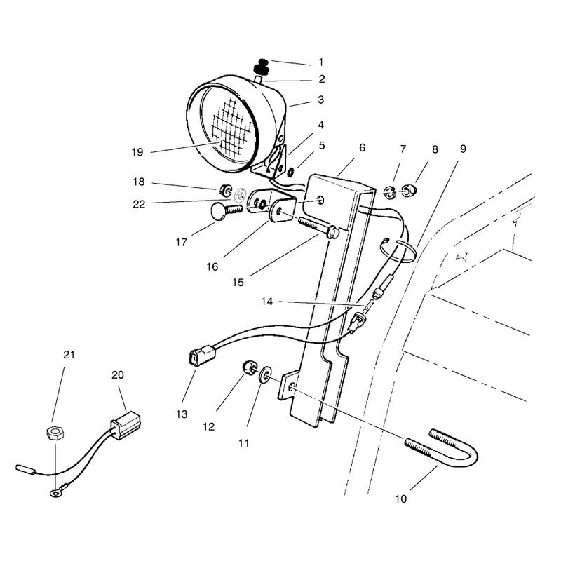 LIGHT ASSEMBLY NO. 66-7941